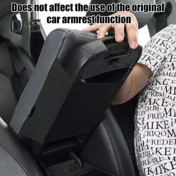Защитная накладка на центральную консоль, коврик для подлокотника автомобиля, износостойкий, мягкий, универсальный, простая установка, чехол для подлокотника центральной консоли серый