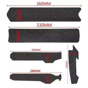 Защитная накладка на цепь для шоссейного велосипеда MTB, силиконовая защита для рамы велосипеда, самоклеящаяся защита от царапин A2