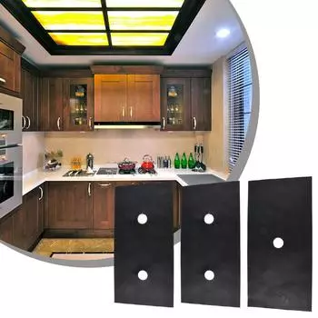 Защитная накладка на газовую плиту с 5 отверстиями, очищающая противогрязевая накладка для газовой плиты