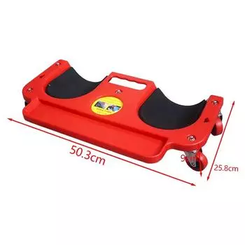 Защитная накладка на колено с роликами, встроенная в пенопластовую подкладку, для авторемонтника, слесаря, ремонтника, защитного шкива красный