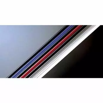 Защитная накладка на кромку двери TOYOTA из смолы, 2 шт., серебристый металлик PASSO [KGC30 KGC35 NGC30] 08265-00070-B1