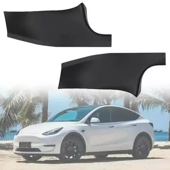 Защитная накладка на порог задней двери из АБС-пластика для Tesla Model Y 2021, наклейка на порог внешней двери, подходит для оригинального автомобиля