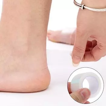 Защитная накладка на пятку, дышащая медицинская лента для ног, наклейка на пятку прозрачный