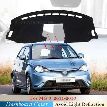 Защитная накладка на приборную панель для MG 3 2011 2012 2013 2014 2015 2016 Автомобильные аксессуары Солнцезащитный козырек для приборной панели для MG3 Right Hand Drive красный