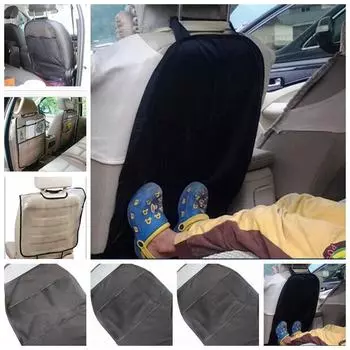 Защитная накладка на спинку детского автокресла с защитой от ударов A type, without pockets чёрный