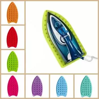 Защитная накладка Силиконовая подставка для утюга Термостойкая подставка для гладильной доски Коврик для утюга Бытовая синий