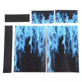 Защитная наклейка для контроллера, декоративная накладка на игровую консоль для PS5 с рисунком пламени