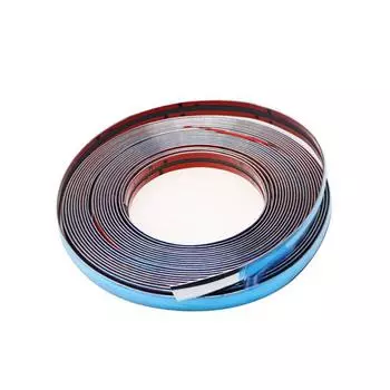 Защитная наклейка на бампер, автоматическая защита двери, хромированная отделка автомобиля, декоративная полоса для автомобиля 6MM X 3M