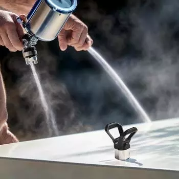 Защитная насадка для безвоздушного распылителя с прозрачной резьбой