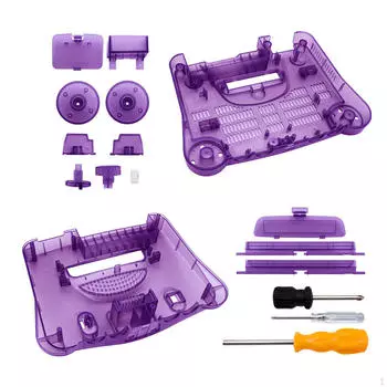 Защитная оболочка для игрового хост-корпуса Простая установка Износостойкие запасные части Профессиональные Transparent Purple