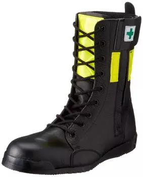 Защитная обувь для высоких мест JIS Standard Miyajima Tobi Long Top High Bright Reflective M207 Reflective Yellow Black JP [Nosax] Мужская JP24.5cm чёрный