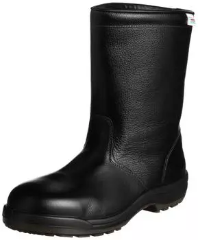 защитная обувь Изделие сертифицировано Eco Mark даже при ES240eco электростатическом чёрном см [Midori Anzen] Полудлинная [Безопасно для сжигания! Кожа без хрома] [Эко чёрный