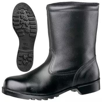 Защитная обувь JIS Standard Half Boots Regular Work с подноском V2400N Black cm [Midori Anzen] 26.5 чёрный