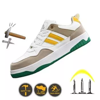Защитная обувь со стальным носком для мужчин, легкие рабочие кроссовки, устойчивая к проколам рабочая обувь, защитные рабочие ботинки унисекс для женщин 39