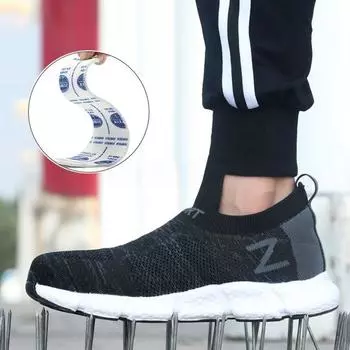 Защитная обувь со стальным носком для мужчин и женщин, легкие рабочие кроссовки, промышленная рабочая обувь, носки с защитой от проколов, рабочие ботинки для пар 36