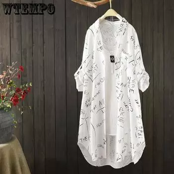 Защитная от солнца рубашка женская средней длины, тонкая секция, с длинными рукавами, повседневное свободное пальто, легкая и дышащая ткань S