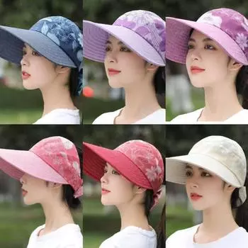 Защитная от ультрафиолета женская пляжная шляпа летняя солнцезащитная шляпа новая женская солнцезащитная шляпа синий