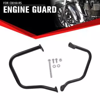 Защитная планка для двигателя мотоцикла Honda GB350 CB350/RS gb350 gb 350s 2025-2025 шоссейные дуги бампер каскадерская клетка чёрный