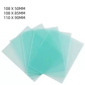 Защитная пластиковая пластина, 10 шт.(ПК) Сварочная маска с автоматическим солнечным затемнением/сварочный фильтр/сварочный шлем 108X50MM