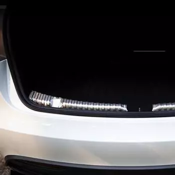 Защитная пластина багажника из нержавеющей стали для Tesla Model 3 Highland N/A серебряный