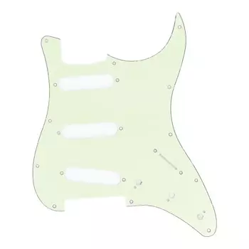 Защитная пластина для электрогитары, 3 слоя, 11 отверстий, ПВХ, защитная пластина для защиты от царапин для гитары ST