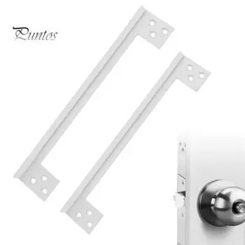 Защитная пластина дверной защелки, нержавеющая, устойчивая к коррозии, простая установка, универсальная защитная пластина для дверной защелки, защитная пластина 7inch серебряный