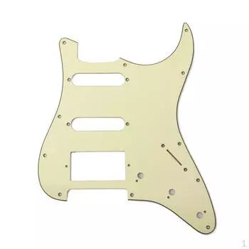 Защитная пластина звукоснимателя Pickguard SSH для электрогитары ST светло-зеленый