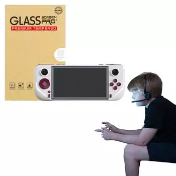 Защитная пленка для экрана 9H HD закаленное стекло, прозрачная защитная пленка против царапин для портативной игровой консоли E6/E6 Plus