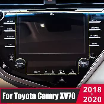 Защитная пленка для экрана автомобиля из ПЭТ для Toyota Camry 70 XV70 2018, автомобильная GPS-навигация, сенсорный дисплей, авто интерьер Glass 7 inch HD