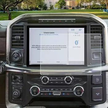 Защитная пленка для экрана Carwiner подходит для Ford F-150 2021-2024 гг., 12-дюймовый навигационный экран, закаленное стеклоF150 SYNC4, защита сенсорного экрана HD