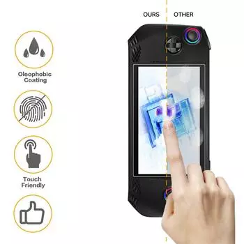 Защитная пленка для экрана игровой консоли, устойчивая к царапинам, прозрачная закаленная защитная пленка для экрана, отзывчивая пленка для CLAW