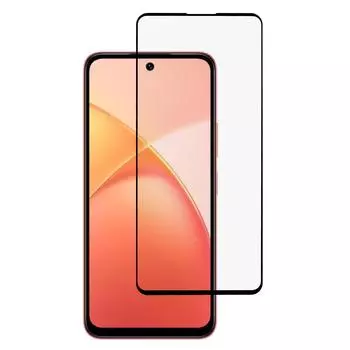 Защитная пленка для экрана Infinix Smart 10 Plus, шелкография, полное клеевое покрытие, закаленное стекло A