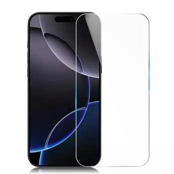 Защитная пленка для экрана iPhone 16 HD (6,3 дюйма), [верхняя закаленная стеклянная пленка 9H], легко выравнивается, устойчива к царапинам, устойчива к падениям