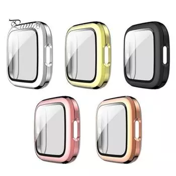 Защитная пленка для экрана из закаленного стекла для смарт-часов Versa 2 розового золота