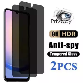 Защитная пленка для экрана конфиденциальности для Samsung Galaxy A05S A05 A15 A25 A54 A04S A14 A24 A34 A33 A53 A73 M54 5G iPhone 15 14 13 12 11 Pro Max закаленное стекло For iPhone 6 Plus
