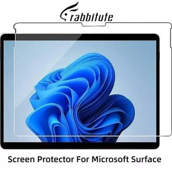 Защитная пленка для экрана Microsoft Surface Pro 4, 5, 6, 7, 8X9, 13 дюймов, 12,3 Go 2, 3, 2 шт., защитная пленка против царапин, прозрачное закаленное стекло 2Pcs Go 2 прозрачный