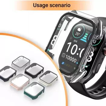 Защитная пленка для экрана PC Frame для умных часов Haylou Watch S8, защитный чехол для аксессуаров прозрачный