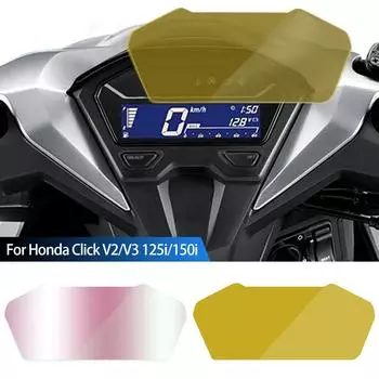 Защитная пленка для экрана приборной панели мотоцикла TPU от царапин для Honda Click V2/V3 125i/150i
