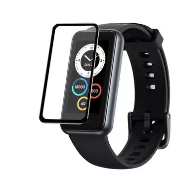 Защитная пленка для экрана Realme Band 2 Smart Band, 3D-изогнутая устойчивая к царапинам пленка с мягкими краями, защитная пленка с полным покрытием, аксессуары For Realme Band 2 прозрачный