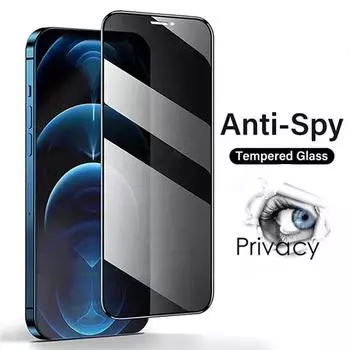 Защитная пленка для экрана с полным покрытием для iPhone 14 PRO MAX, антишпионская стеклянная пленка для iPhone 13 12 11 XS Max XR 7 8 Plus SE, закаленное стекло iPhone 14 Pro Max