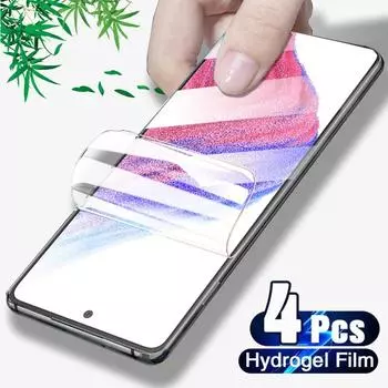 Защитная пленка для экрана Samsung Galaxy A53 A52 A51 A21S, гидрогелевая пленка A73 A33 A72 A32 A42 A71 A41 A31 S22 S21 Plus Ultra FE iphone 11 чистый