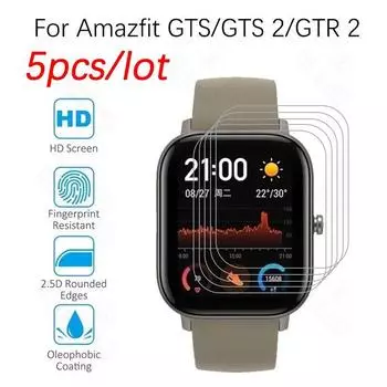 Защитная пленка для экрана смарт-часов Amazfit Bip 5/3, не стеклянная HD-пленка для Amazfit Amazfit Bip 3 Pro GTS 4 Mini, мягкая пленка из ТПУ for Amazfit Gts прозрачный