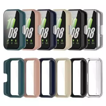 Защитная пленка для экрана смарт-часов из закаленного стекла Ультратонкая противоударная ударопрочная защитная пленка для часов с полным покрытием для SamsungGalaxy Fit3