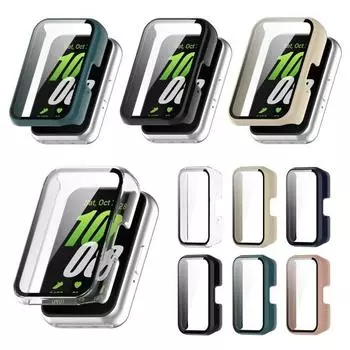 Защитная пленка для экрана смарт-часов, закаленное стекло, ультратонкое, полное покрытие, ударопрочное, ударопрочное защитное покрытие для часов SamsungGalaxy Fit3 Glossy Surface синий