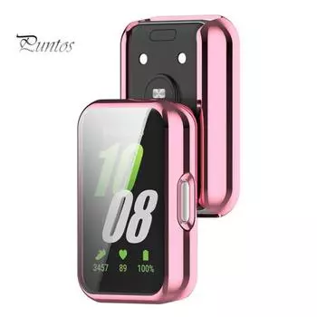 Защитная пленка для экрана умных часов Устойчивость к царапинам Ударопрочная Простота установки Сверхлегкий защитный корпус часов из ТПУ для SamsungGalaxy Fit 3 прозрачный