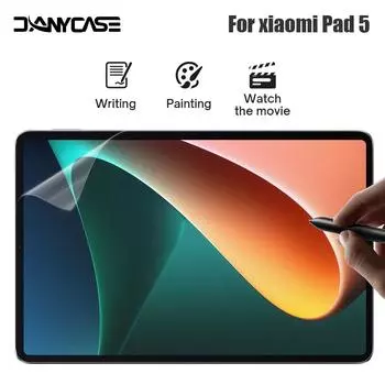 Защитная пленка для экрана в виде бумаги для Xiaomi Pad 5 Pro 2021 Mi Pad5 11 дюймов, матовая ПЭТ-картина, аксессуары для планшетов для письма Mipad 5