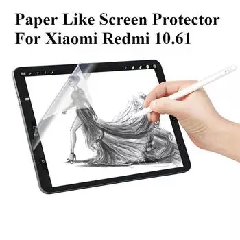 Защитная пленка для экрана в виде бумаги 1/2/3 шт. для Xiaomi Redmi Pad Mi 10,61 дюйма Xioami Redmi Pad, матовая антибликовая пленка для рисования в виде ПЭТ 1PC redmi pad 10.6 прозрачный