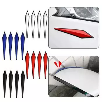 Защитная пленка для бампера, 4 шт., защита от царапин, синяя синий