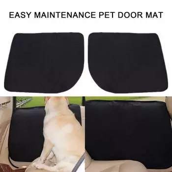 Защитная пленка для двери автомобиля для домашних животных, устойчивая к царапинам, легкая чистка, ткань Оксфорд 600D, водонепроницаемая накладка, аксессуары для автомобиля чёрный
