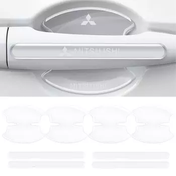 Защитная пленка для дверных ручек DELUXEFOX, совместимая с набором из 8 автомобильных дверных ручек, защита от царапин, защитная пленка для защиты дверей, защита от царапин, защита от царапин